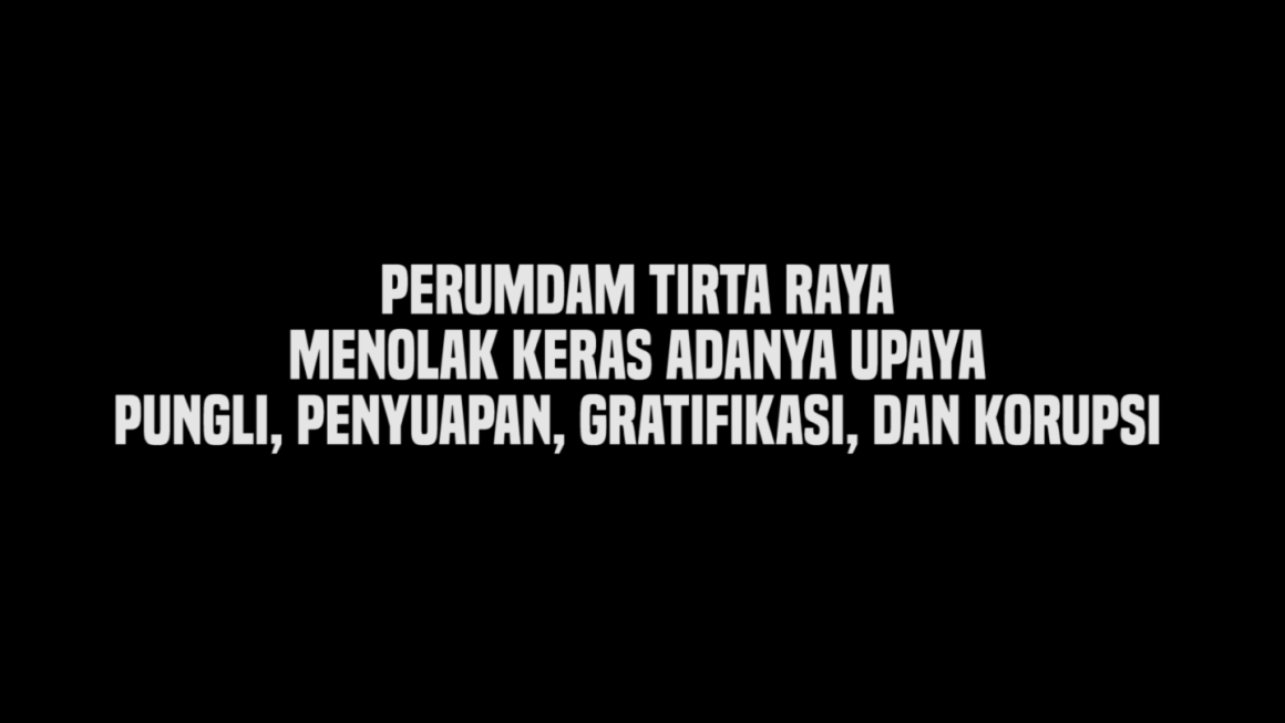 Sosialisasi Kampanye Anti Korupsi PERUMDA TIRTA RAYA KKR