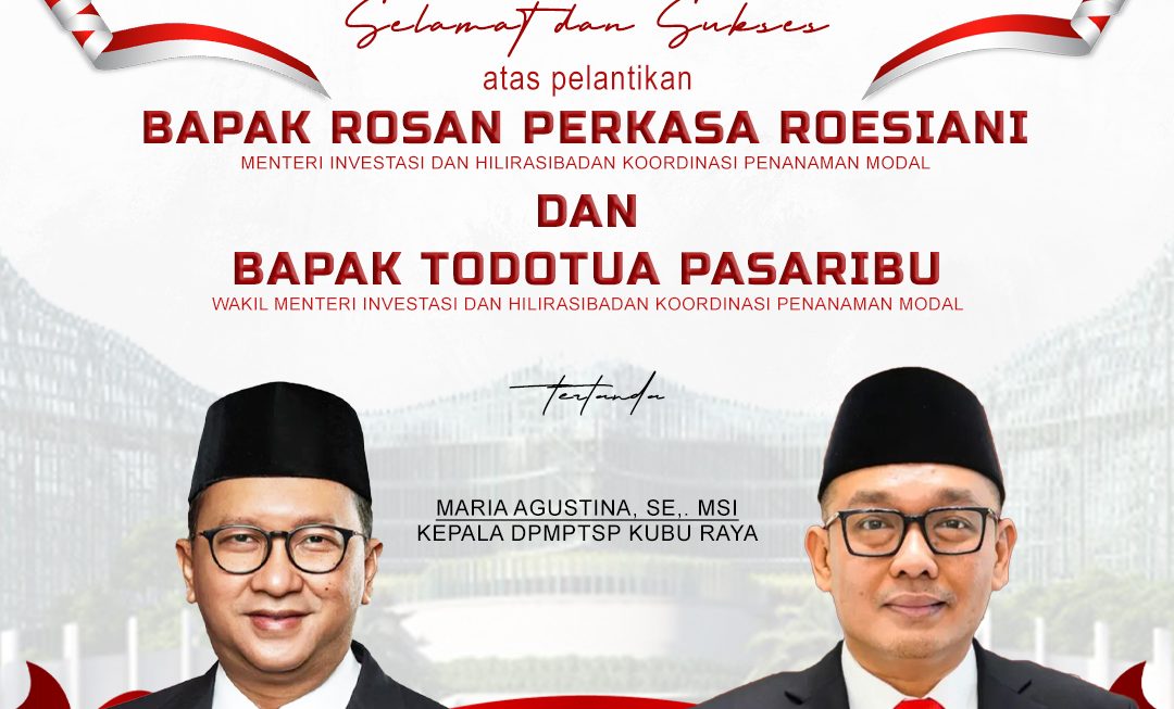 Pelantikan Menteri dan Wakil Menteri Badan Koordinasi Penanaman Modal